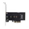 GEMBIRD M.2 SSD ADAPTER PCI-E WITH EXTRA LOW PROFILE BRACKET