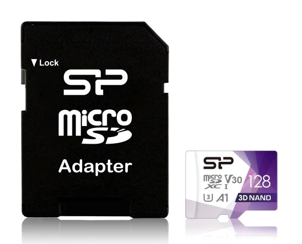 SILICON POWER κάρτα μνήμης Superior Pro microSDXC UHS-I, 128GB, Class 30