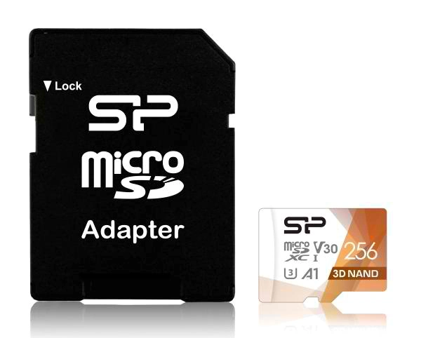 SILICON POWER κάρτα μνήμης Superior Pro microSDXC UHS-I, 256GB, Class 30