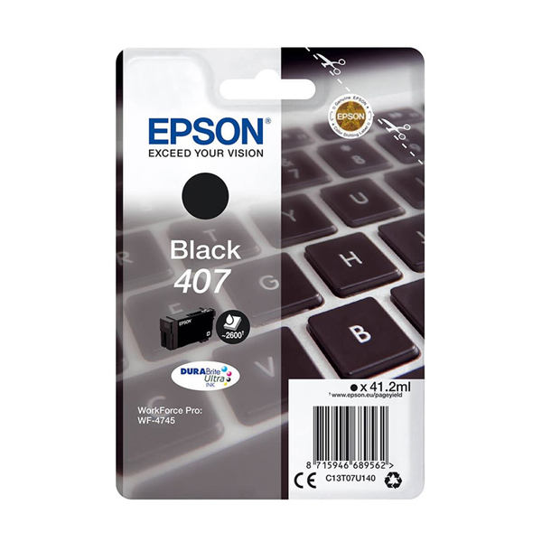 ΜΕΛΑΝΙ EPSON 407 BLACK WF 4745